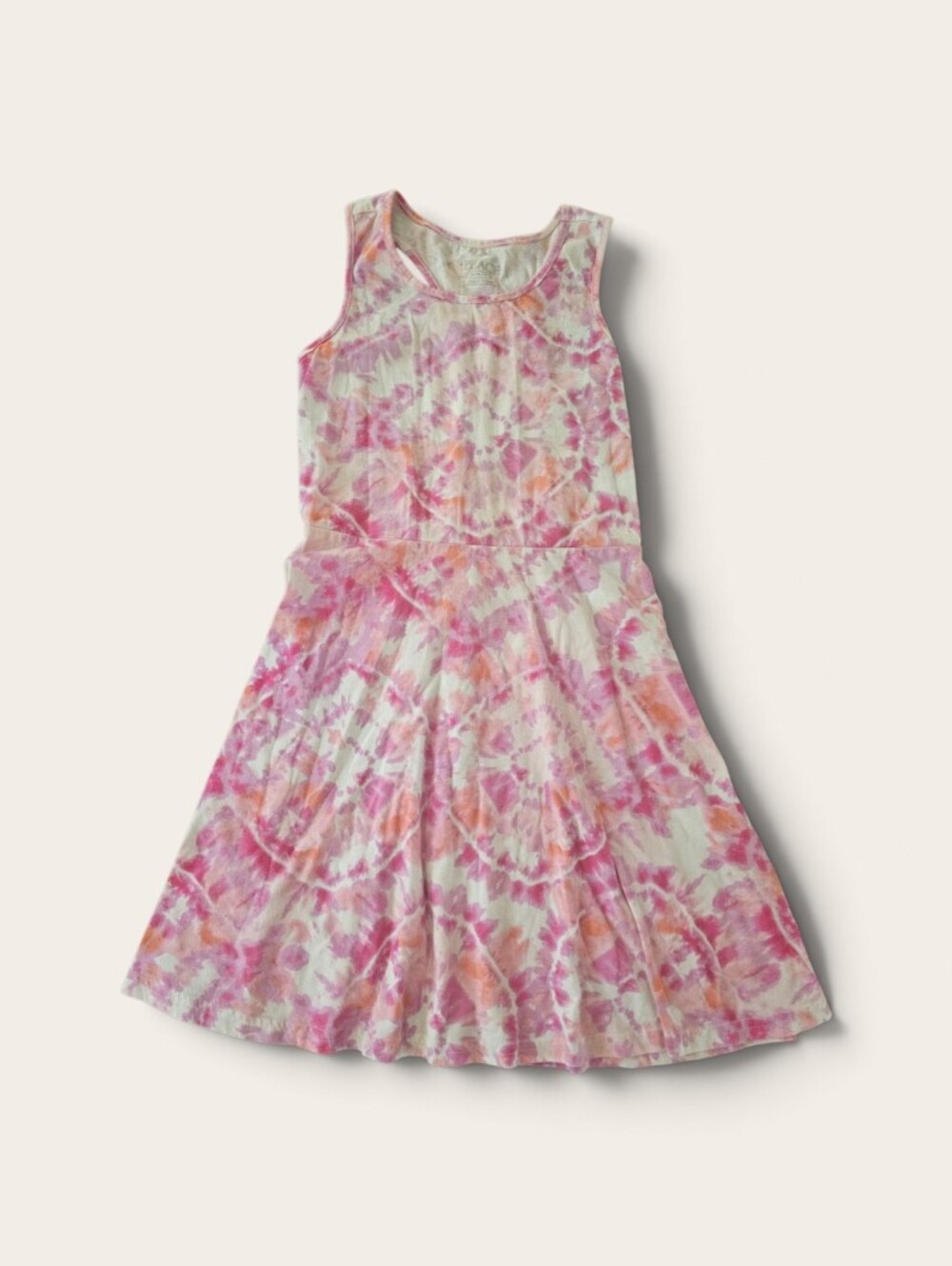 Girl’s Pink Tie-Dye Dress